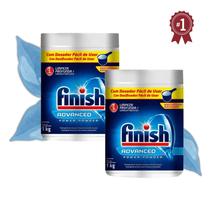 Kit Finish Detergente em Pó para Lava Louças 450g/1kg Original Limpeza Profunda e Alta Performance Kit Finish Detergente em Pó para Lava Louças 450g/1kg Original Limpeza Profunda e Alta Performance