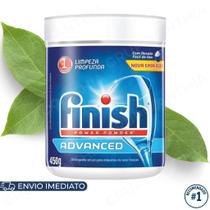 Kit Finish Detergente em Pó para Lava Louças 450g Original Limpeza Profunda e Alta Performance