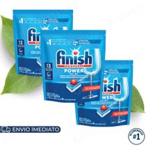 Kit Finish Detergente em Tablete para Lava Louças 13/30tabs Original Limpeza Profunda Ação Poderosa Kit Finish Detergente em Tablete para Lava Louças 13/30tabs Original Limpeza Profunda Ação Poderosa