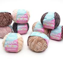 Kit Fio Amigurumi Pelúcia Tons de Pele 131 metros - Círculo - 9 Cores