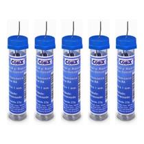 Kit Fio de Estanho 63x37 (SnxPb) 1mm Tubinho 22g 4m