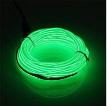 Kit Fio De Neon Luz 5m C/adaptador A Pilha 3v No Escuro