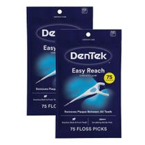 Kit Fio Dental Dentek Floss Picks Complete Clean Easy Reach com 150 unidades Kit Fio Dental Dentek Floss Picks Complete Clean Easy Reach com 150 unidades