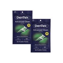 Kit Fio Dental DenTek Floss Picks Triple Clean Advanced Clean 180 unidades