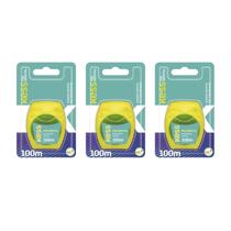Kit fio dental Kess 3 unid de 100M 2001 Kit fio dental Kess 3 unid de 100M 2001