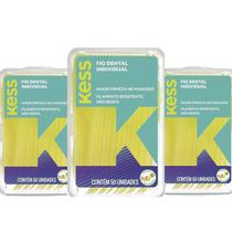Kit fio dental Kess Individual 3 pts com 50unid cada 2002