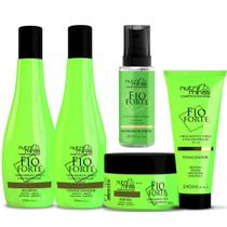 Kit Fio Forte Nutriminas Crescimento Força Reconstrução 5 un
