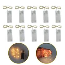 Kit Fio Led Flexível Luz Fada Decor Artes Lembrancinha 20mts
