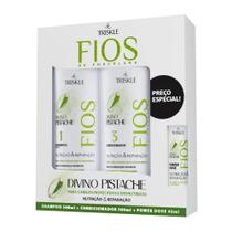Kit Fios Divino Pistache 1045ml - Triskle - Shampoo, Condicionador e Power dose Kit Fios Divino Pistache 1045ml - Triskle - Shampoo, Condicionador e Power dose