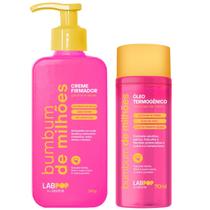 Kit Firmador e Oleo Termogenico Bumbum de Milhões Labotrat Combate Estrias e Celulites Acelera Metabolismo