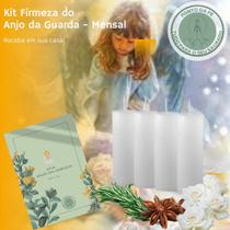 Kit Firmeza do Anjo da Guarda - Mensal com Velas e Banho Kit Firmeza do Anjo da Guarda - Mensal com Velas e Banho
