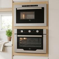 kit Fischer Infinity Microondas de Embutir 25L Forno de Embutir 50L