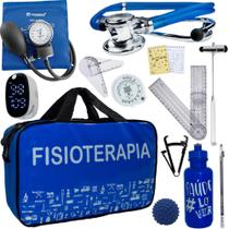 Kit Fisioterapia Esfigmomanometro Esteto Martelo Buck Fita