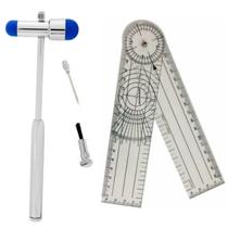 Kit Fisioterapia Goniômetro Grande E Martelo De Buck Kit Fisioterapia Goniômetro Grande E Martelo De Buck