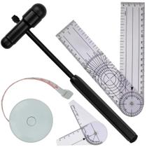 Kit Fisioterapia Goniometro Grande + Martelo Buck