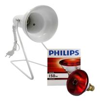 Kit Fisioterapia Lamp. Philips 150w + Suporte Infra 110V