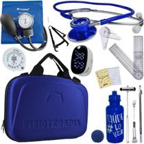 Kit Fisioterapia Maleta Goniometro Martelo Buck Completo
