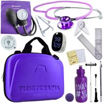 Kit Fisioterapia Maleta Goniometro Martelo Buck Completo