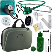 Kit Fisioterapia Maleta Goniometro Martelo Buck Completo