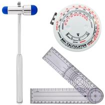 Kit Fisioterapia Martelo Buck Fita Imc Goniometro Grande