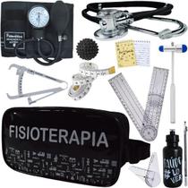 Kit Fisioterapia Necessaire Estampada Goniometro Martelo Buck Fita Imc premium