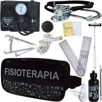 Kit Fisioterapia Necessaire Estampada Goniometro Martelo Buck Fita Imc premium