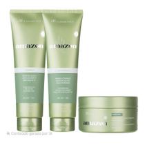 Kit Fit Cosmétics Amazon Hydra Shapoo, Condicionador+Máscara