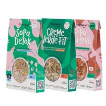 Kit Fit Holyfoods Sopa Detox, Low Carb E Creme Verde