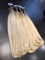 Kit fita adesiva Cabelo brasileiro descoloridos 50cm 50g 20 fitas