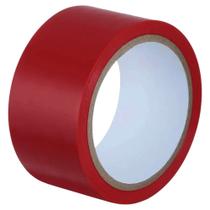 Kit Fita Adesiva Demarcação De Solo 4.8cm X30m Vermelho 3 Unidades - THR