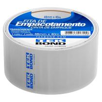 Kit Fita Adesiva Empacotamento Transparente 48mm X 40m 40 Un - TEK BOND