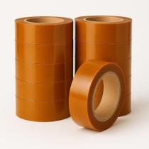 Kit Fita Adesiva Larga Durex 1-20 Unidades Laranja 250M