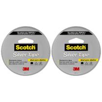 Kit Fita Adesiva Silvertape 45mm X 25m Cinza 2 Un - 3M