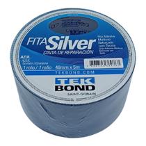 Kit Fita Adesiva Silvertape 48 mm x 5 m Azul 4 Unidades - TEK BOND