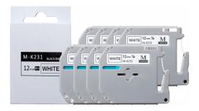 Kit Fita Compatível Etiquetador Brother Pt-70 Pt-80 Pt-90 8 Unidades
