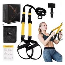 Kit Fita de Suspensão TRX Academia Funcional Profissional Ajustável