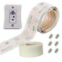 Kit Fita Elétrica 3 Pistas - 3 Metros Eletrofita 15a Tomada Kit Fita Elétrica 3 Pistas - 3 Metros Eletrofita 15a Tomada
