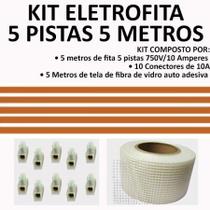 Kit Fita Elétrica P/ Ventilador Teto - 5 Metros. Eletrofita