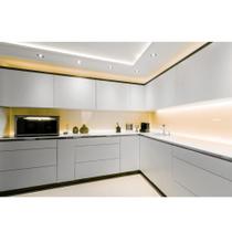 Kit Fita Led 5m 12mm Branco Quente com Cabo de Força Lumanti Kit Fita Led 5m 12mm Branco Quente com Cabo de Força Lumanti