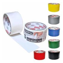 KIT FITA MULTIUSO SILVER TAPE BRANCA 48mm X 05m C/ 05 ROLOS