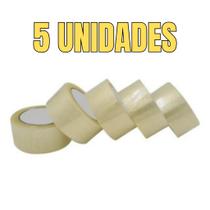 kit fita transparente 5 rolos durex 45mm x 100m - papaleguas etiquetas