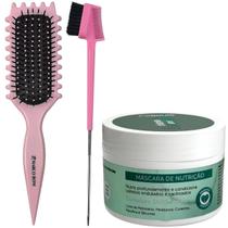 Kit Fitagem Escova E Pente Marco Boni Máscara 250g Cachos