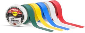 Kit fitas isolante 18mm x 10 mt com 6 cores 3m imperial Kit fitas isolante 18mm x 10 mt com 6 cores 3m imperial