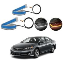Kit Fitas Led DRL Farol + Seta 12v 45cm Camry 2006 2007 2008 2009 2010 2011 2012