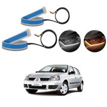 Kit Fitas Led DRL Farol + Seta 12v 45cm Clio 1999 2000 2001 2002 2003 2004 2005 2006 2007 2008 2009 2010 2011 Kit Fitas Led DRL Farol + Seta 12v 45cm Clio 1999 2000 2001 2002 2003 2004 2005 2006 2007 2008 2009 2010 2011