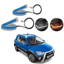 Kit Fitas Led DRL Farol + Seta 12v 45cm Etios Cross 2014 2015 2016 2017 2018 Kit Fitas Led DRL Farol + Seta 12v 45cm Etios Cross 2014 2015 2016 2017 2018