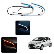Kit Fitas Led DRL Farol + Seta 12v 45cm Fiesta 1996 1997 1998 1999 2000 2001