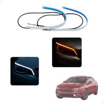 Kit Fitas Led DRL Farol + Seta 12v 45cm Fusion 2009 2010 2011 2012 2013
