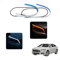 Kit Fitas Led DRL Farol + Seta 12v 45cm Fusion 2014 2015 2016 2017 2018 2019 2020