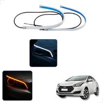 Kit Fitas Led DRL Farol + Seta 12v 45cm HB20 2012 2013 2014 2015 2016 2017 2018 2019 2020 2021 2022 2023